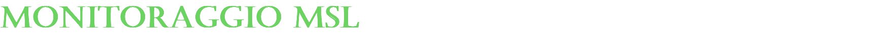 monitoraggio msl