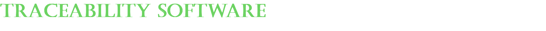 traceability software