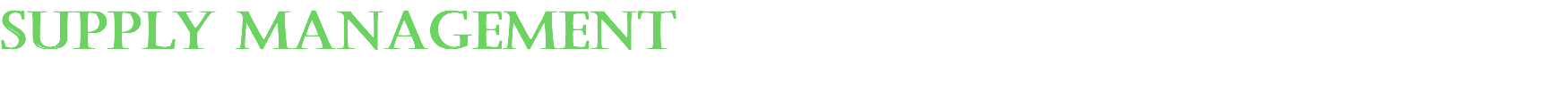 supply management