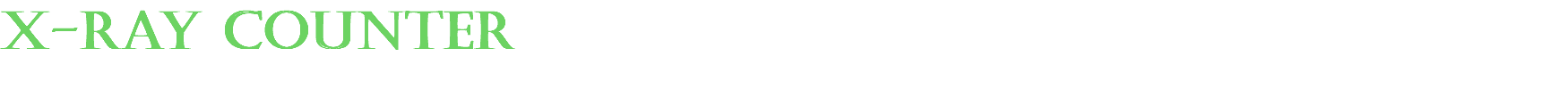 x-ray counter