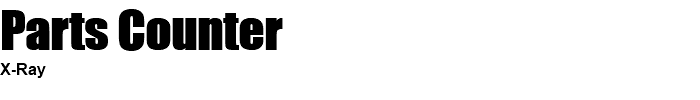 Parts Counter X-Ray